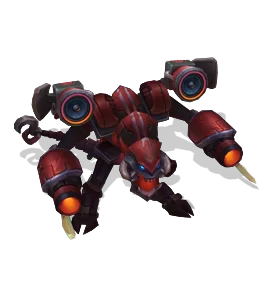 Battlecast Prime Cho'Gath Ruby chroma