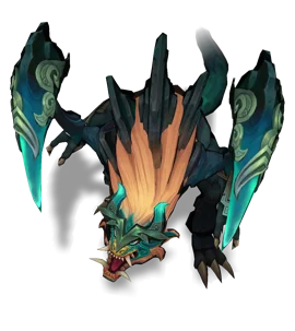 Shan Hai Scrolls Cho'Gath Turquoise chroma