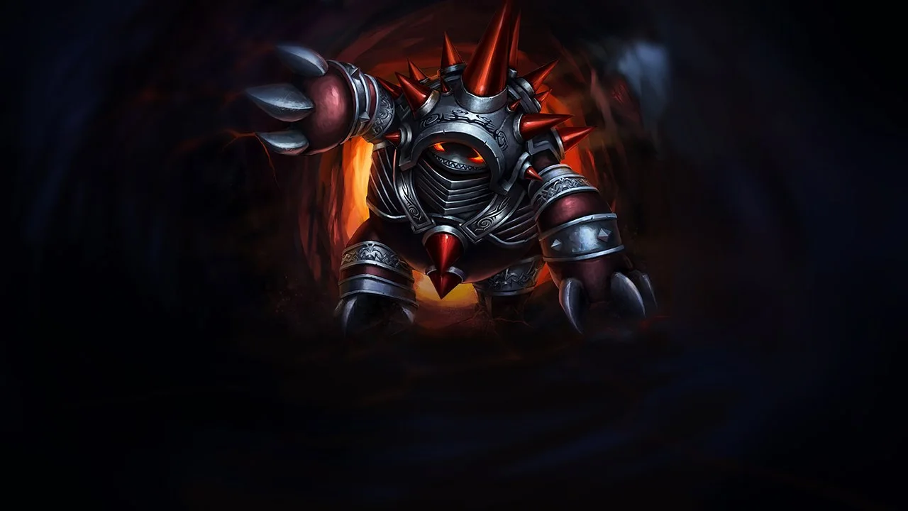 Chrome Rammus splash art