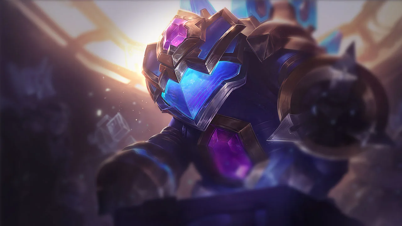 Hextech Rammus splash art