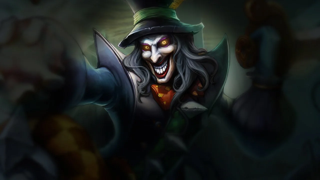 Mad Hatter Shaco splash art