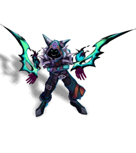 Soul Fighter Shaco Turquoise chroma