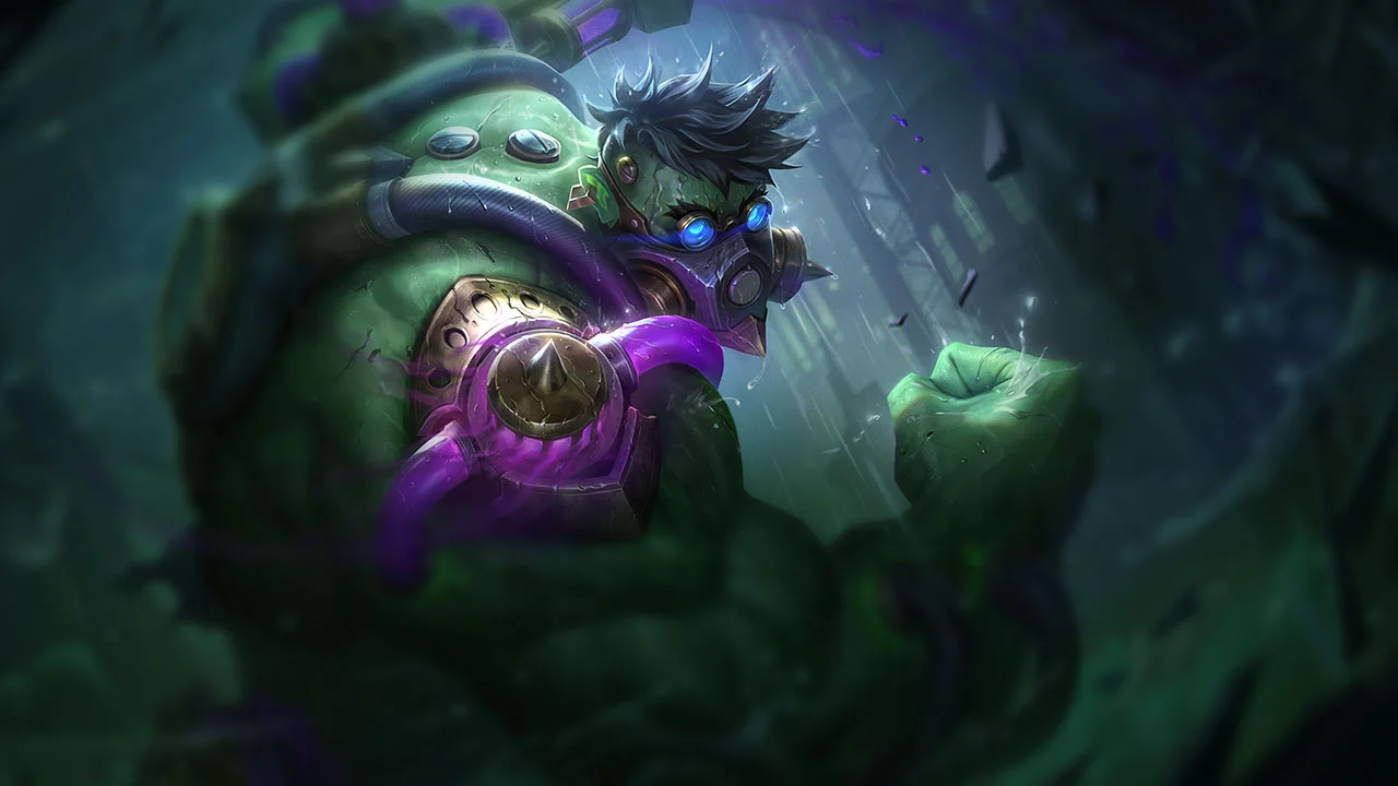 Toxic Dr. Mundo splash art