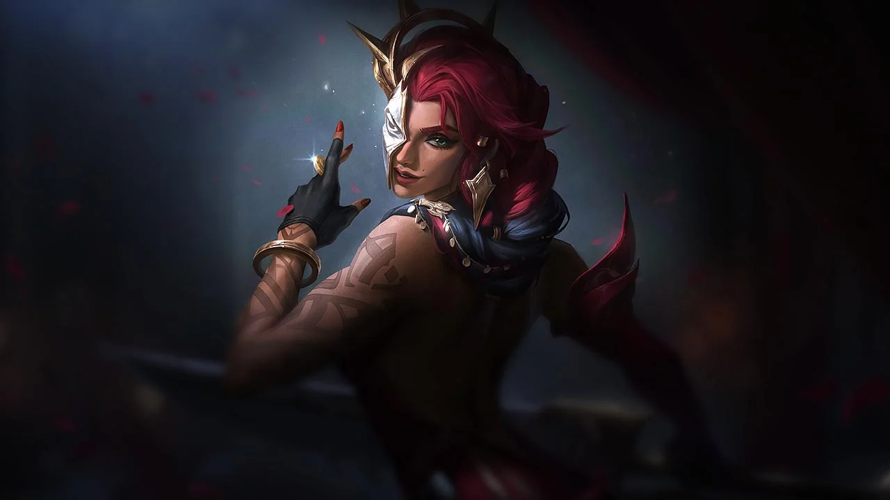 Masque of the Black Rose Samira splash art