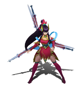 Divine Sword Irelia Ruby chroma