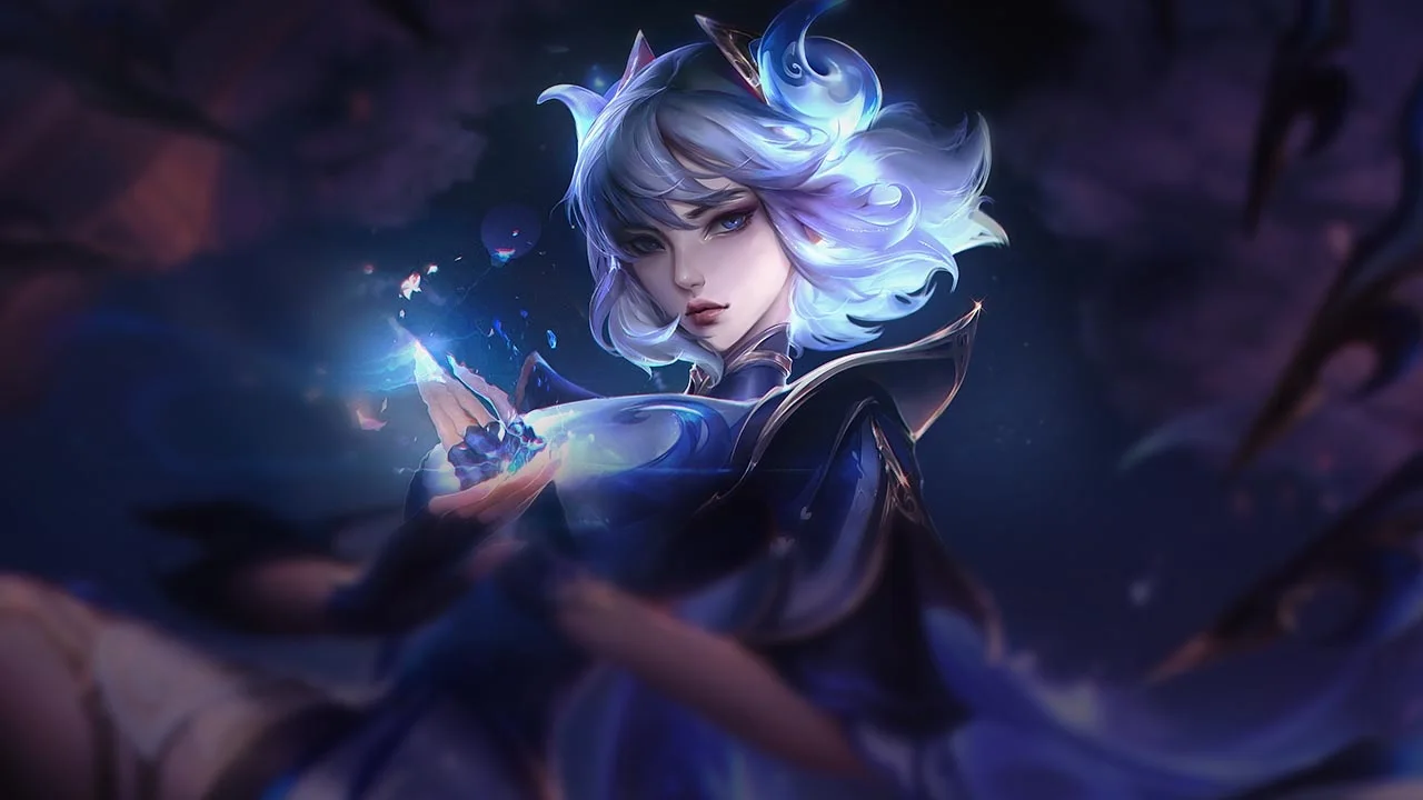 Porcelain Irelia splash art