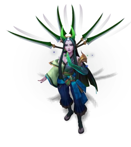 Spirit Blossom Irelia Emerald chroma