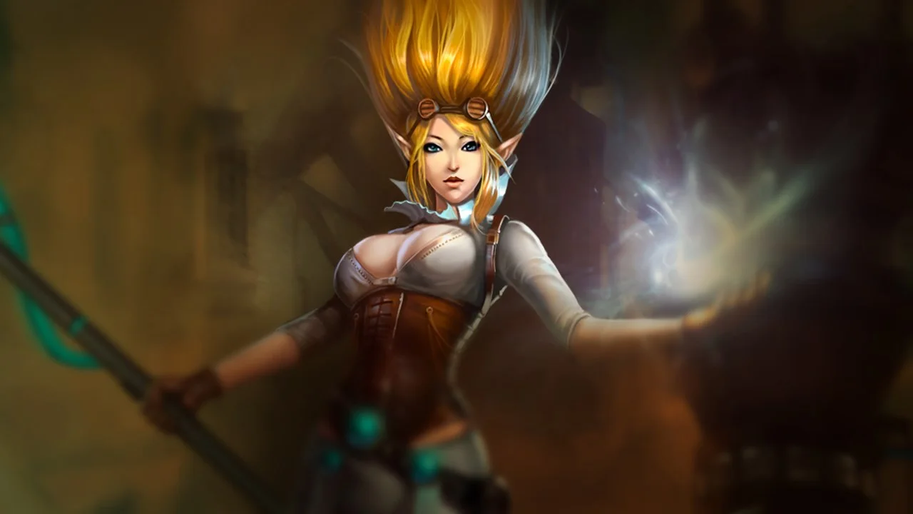 Hextech Janna splash art