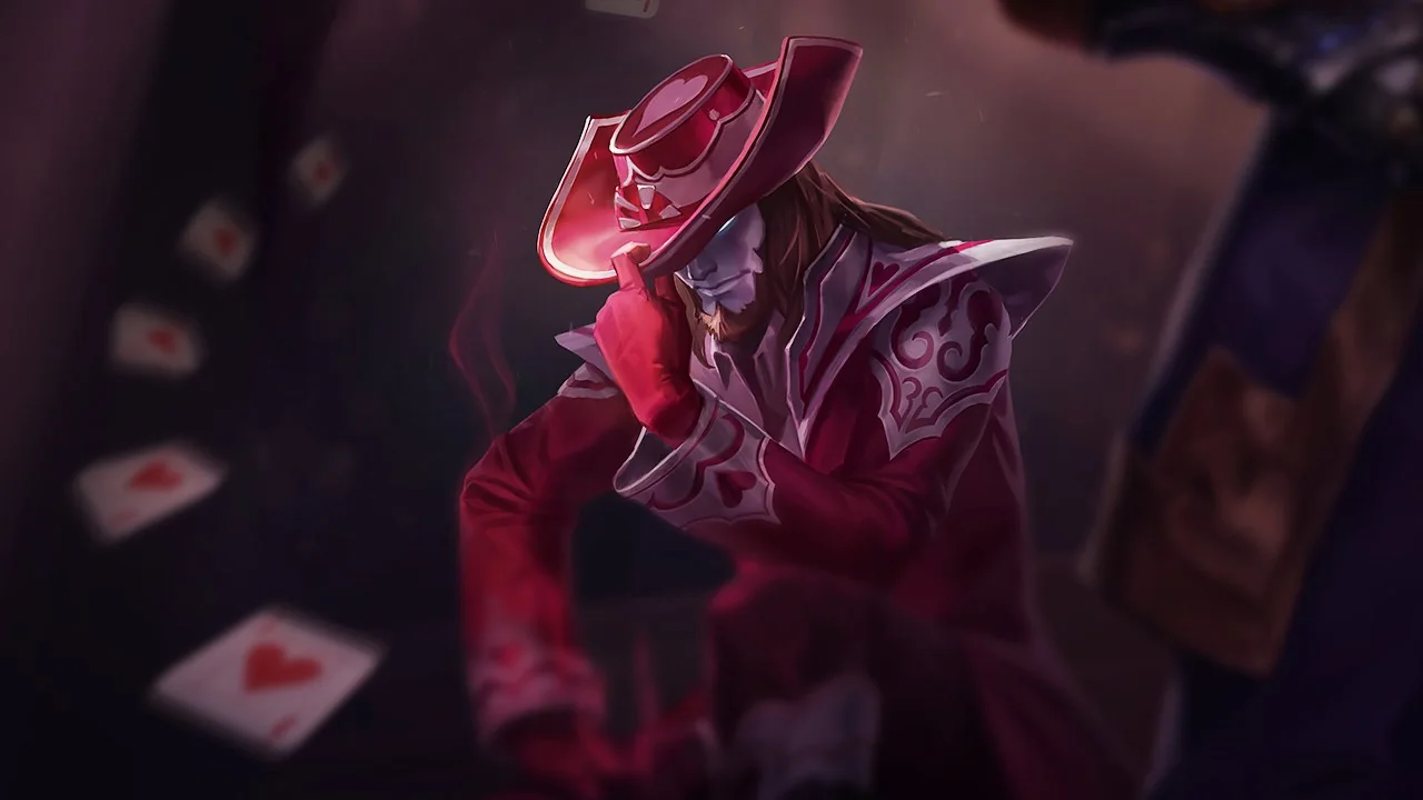 Jack of Hearts Twisted Fate splash art