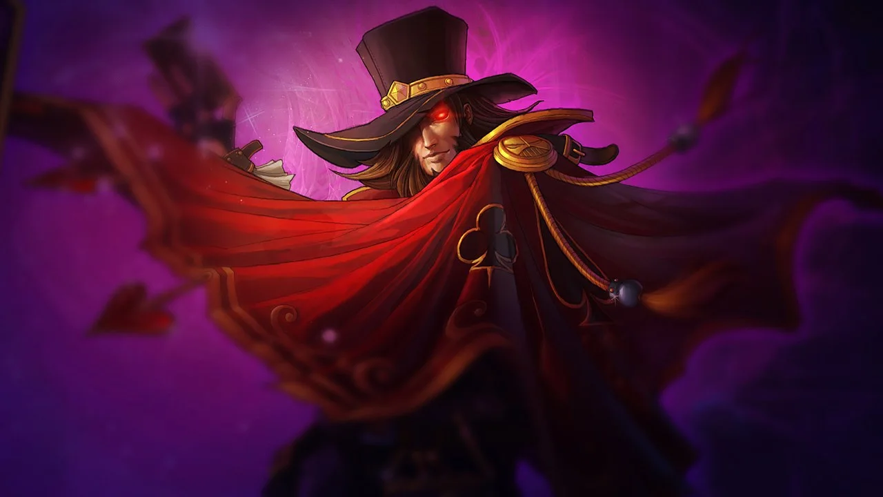 The Magnificent Twisted Fate splash art