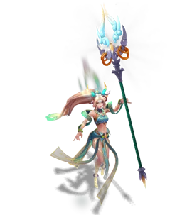 Heavenscale Janna Turquoise chroma