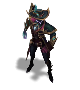 Crime City Nightmare Twisted Fate Obsidian chroma