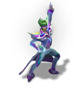 Space Groove Twisted Fate Rainbow chroma