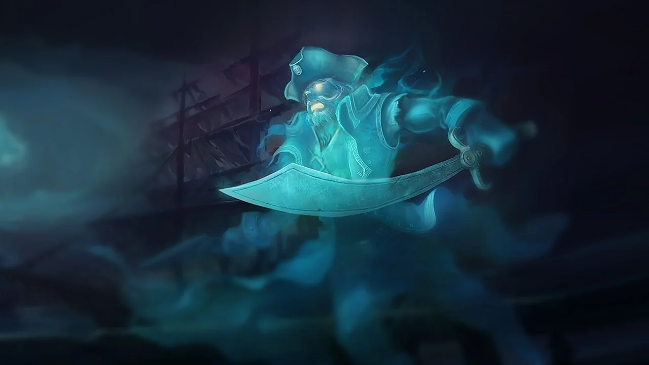 Spooky Gangplank splash art