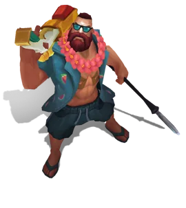Pool Party Gangplank Obsidian chroma