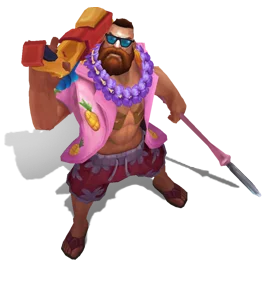 Pool Party Gangplank Rose Quartz chroma