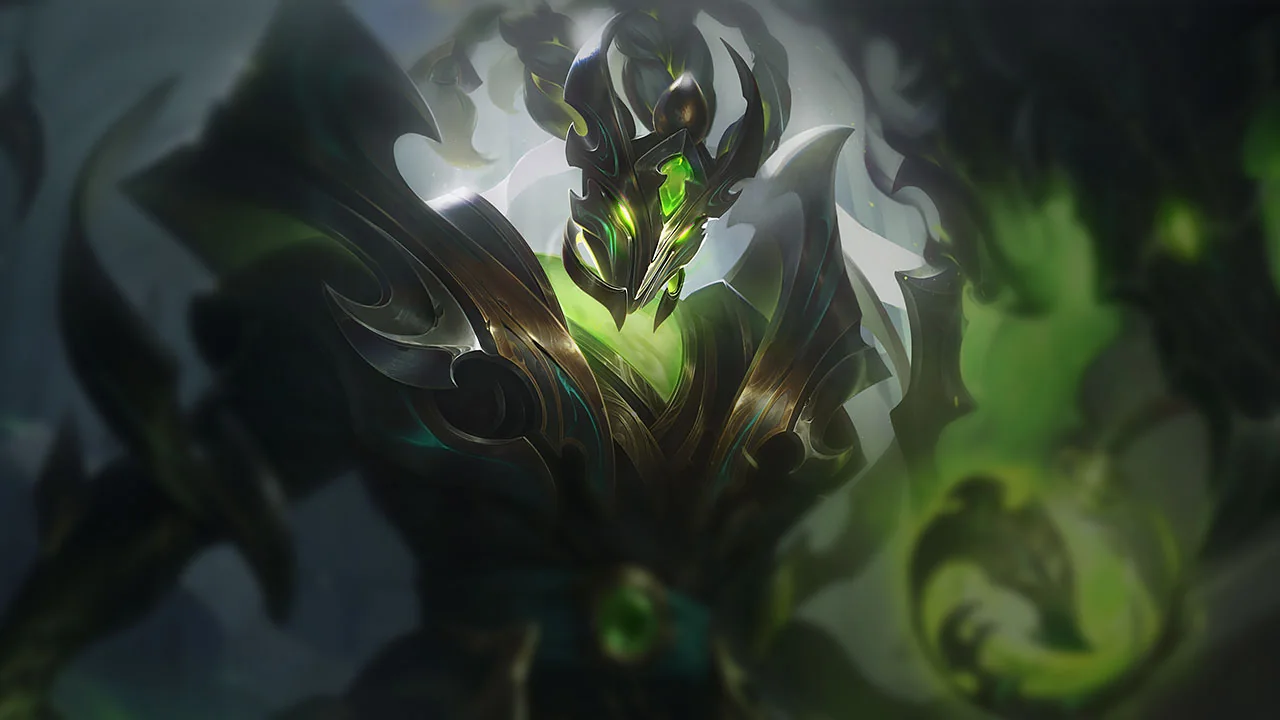 Steel Dragon Thresh splash art