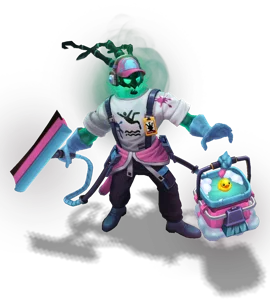 Janitor Thresh Rose Quartz chroma