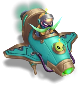 Astronaut Corki Turquoise chroma