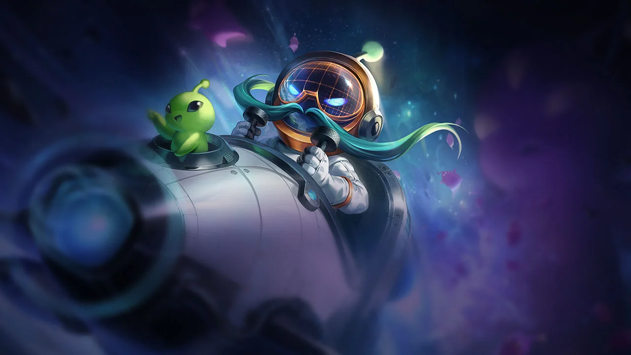 Astronaut Corki splash art
