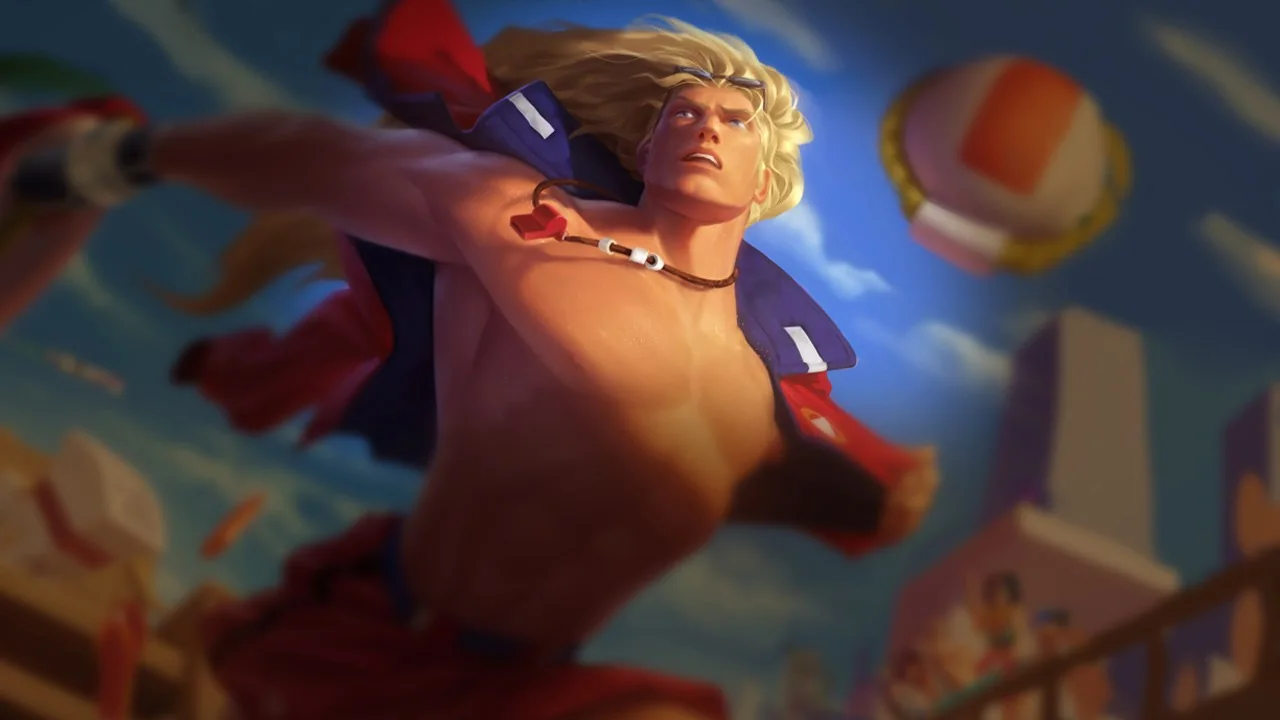 Pool Party Taric splash art