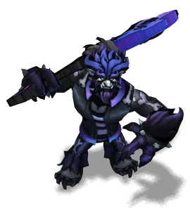 Fright Night Trundle Sapphire chroma
