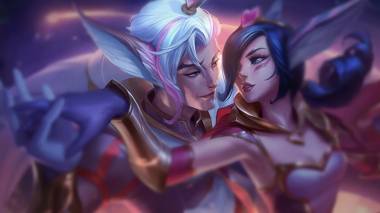 Sweetheart Rakan splash art