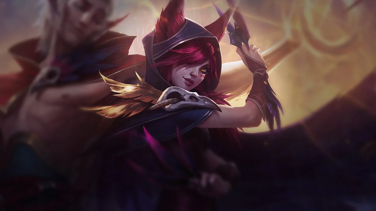 Original Xayah splash art