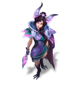 Brave Phoenix Xayah Tanzanite chroma