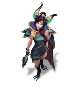 Brave Phoenix Xayah Obsidian chroma
