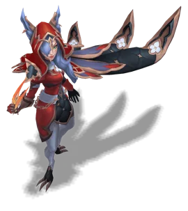 Broken Covenant Xayah Ruby chroma