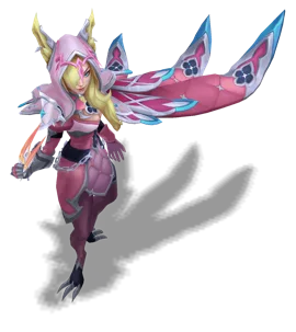 Broken Covenant Xayah Rose Quartz chroma