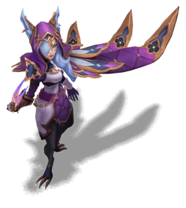 Broken Covenant Xayah Tanzanite chroma
