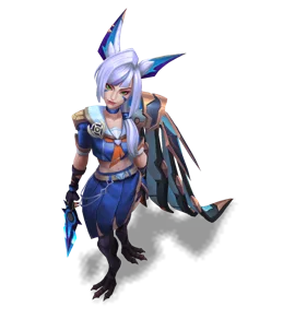 Battle Academia Xayah Sapphire chroma