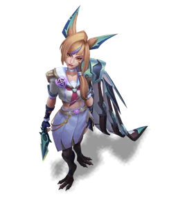 Battle Academia Xayah Pearl chroma