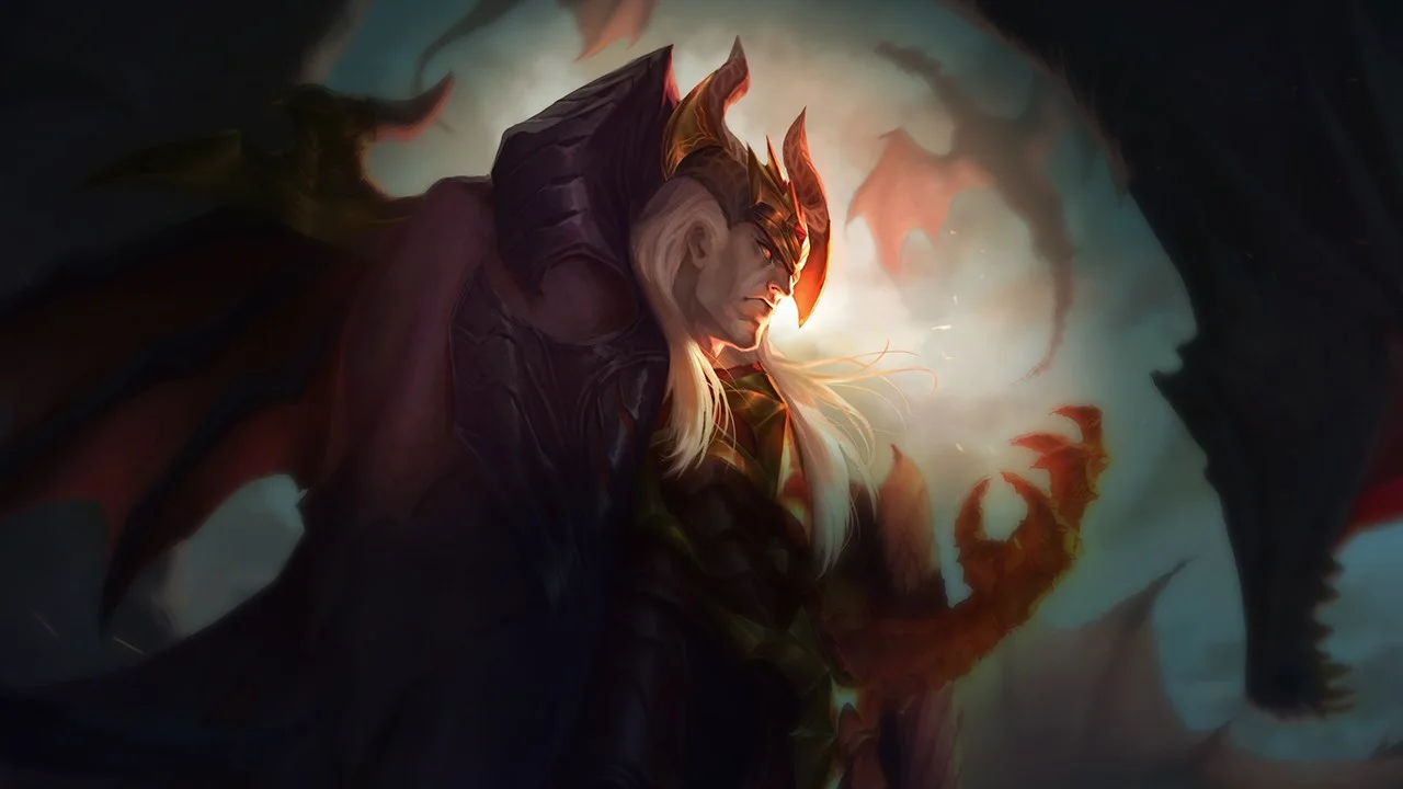 Dragon Master Swain splash art