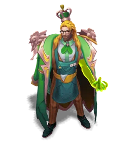 Fried Chicken King Emerald chroma