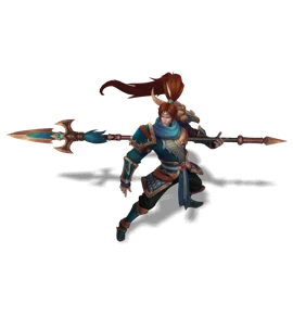 Warring Kingdoms Xin Zhao Aquamarine chroma