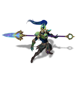 Cosmic Defender Xin Zhao Emerald chroma