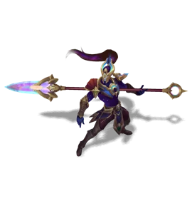 Cosmic Defender Xin Zhao Tanzanite chroma