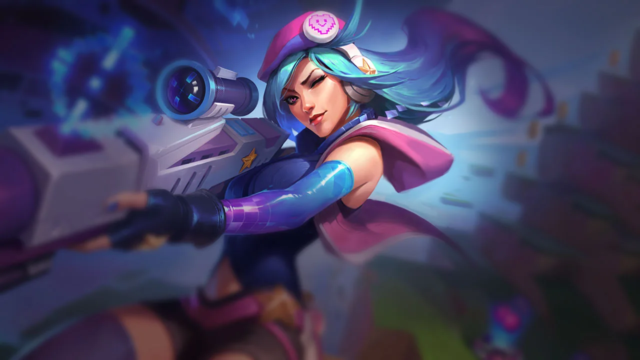 Arcade Caitlyn splash art