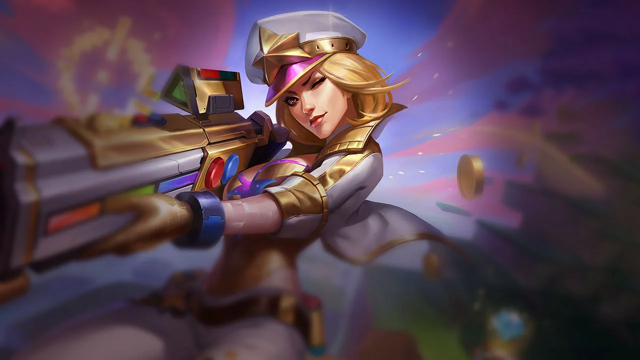 Prestige Arcade Caitlyn splash art