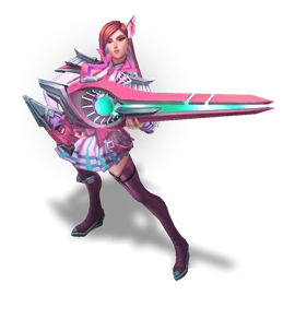 Battle Academia Caitlyn Rose Quartz chroma