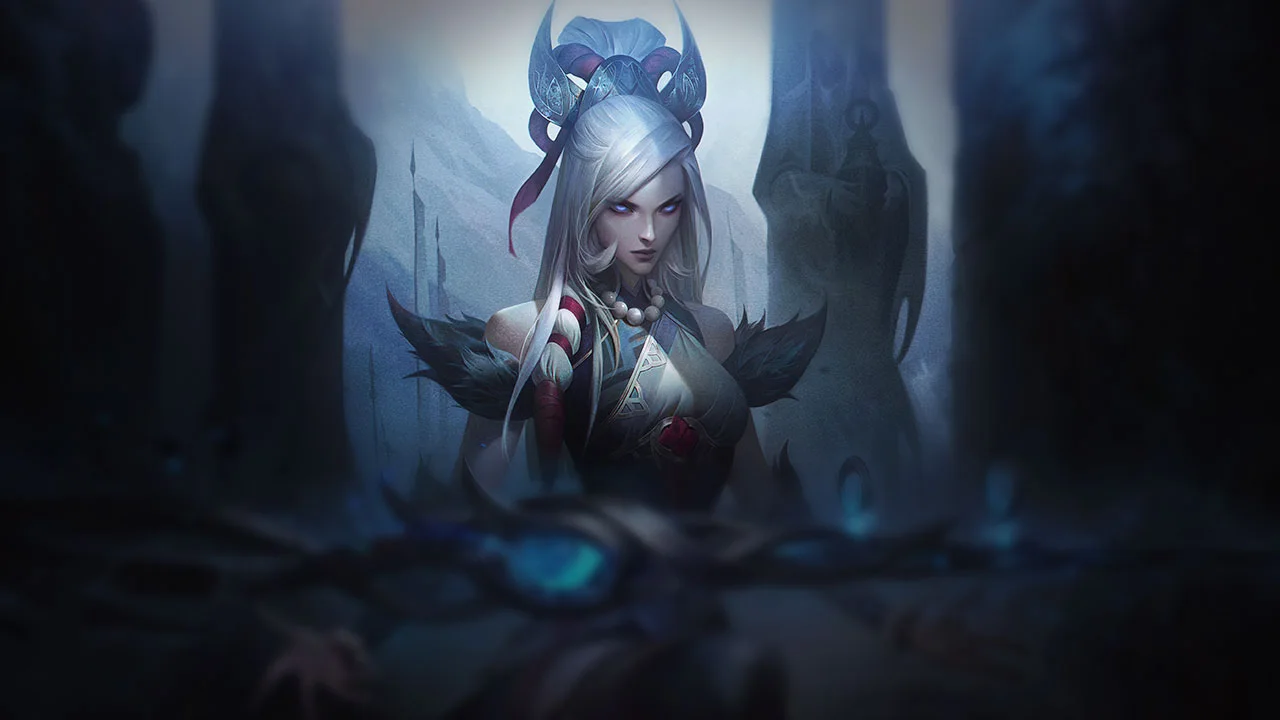Snow Moon Caitlyn splash art