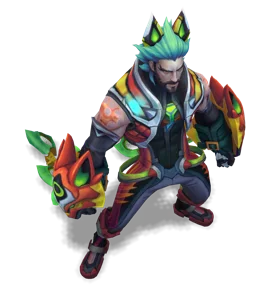 Battle Wolf Sylas Ruby chroma