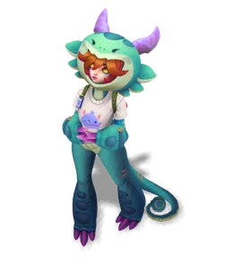 Cosplayer Neeko Turquoise chroma