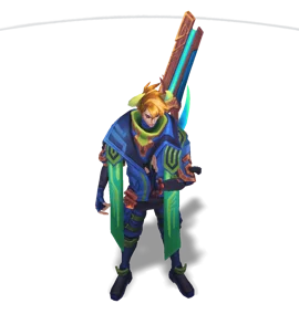 Lunar Beast Aphelios Sapphire chroma
