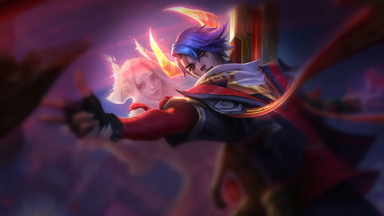 Lunar Beast Aphelios splash art