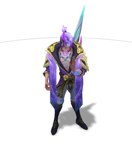 Spirit Blossom Aphelios Tanzanite chroma