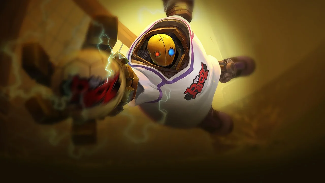 Goalkeeper Blitzcrank splash art